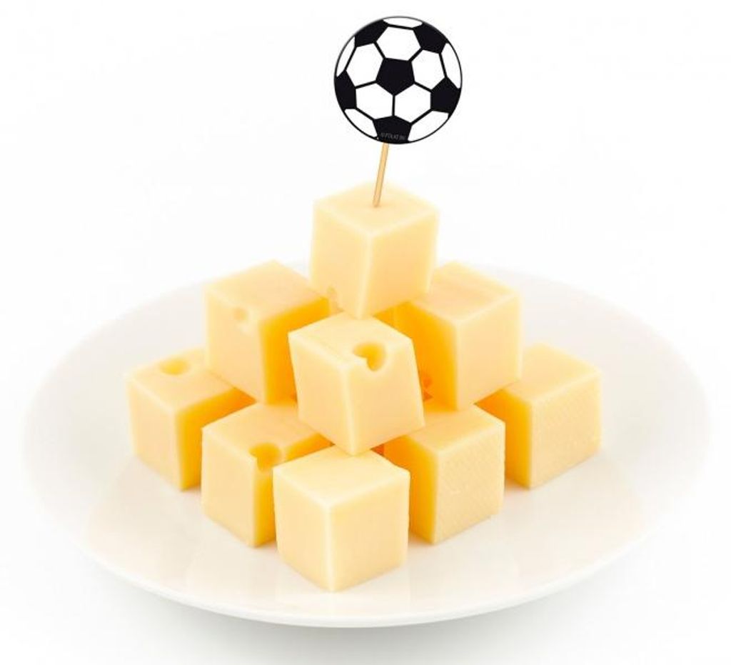 20 Stk Fussball Piker Deko Zahnstocher Feier Produktbild 