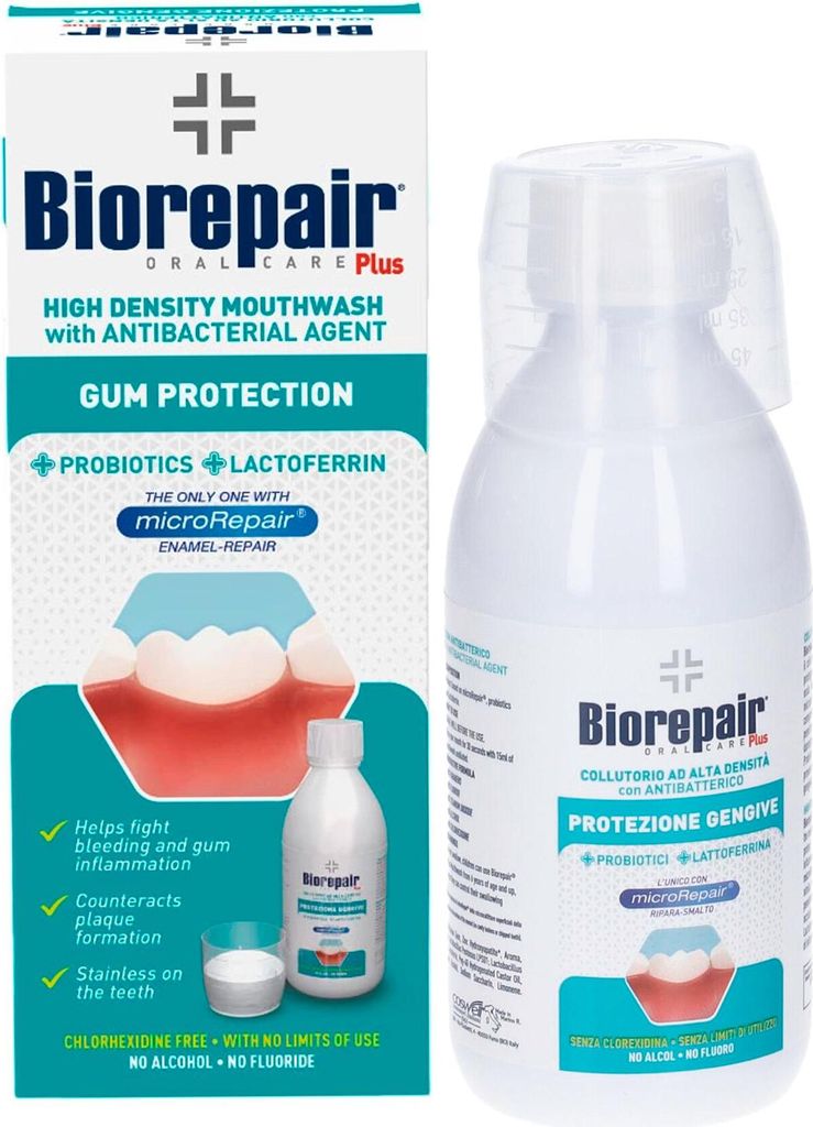 Biorepair Plus Mundspülung zum Schutz des Zahnfleisches, 250 ml