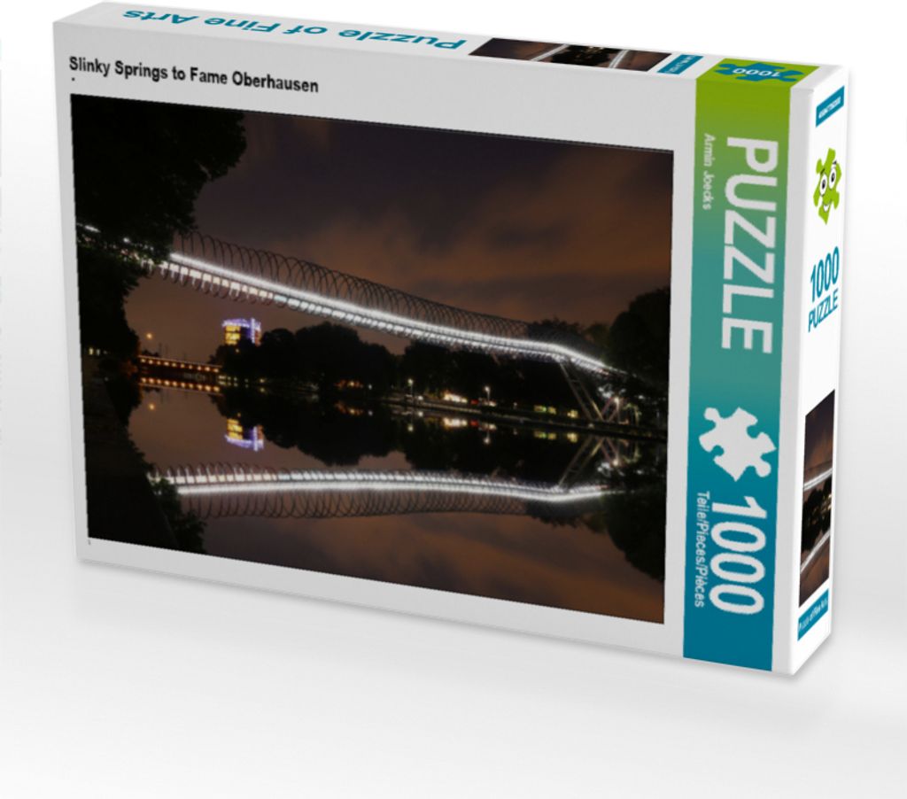 CALVENDO Puzzle Slinky Springs to Fame Oberhausen 1000 Teile Puzzle quer | 1000 Teile Lege-Größe 64x48cm Foto-Puzzle für glückliche Stunden