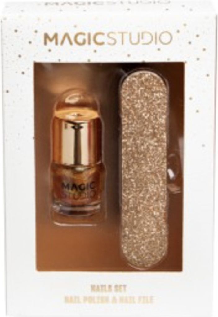 MAGIC STUDIO Gold Maniküre Nagelset Maniküre-Lack + Feile Gold
