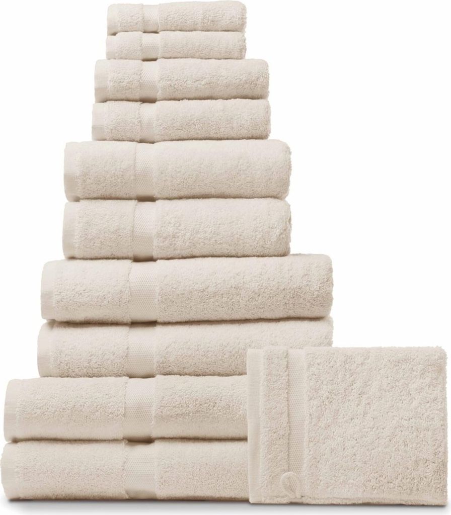 Rhomtuft Princess Badetuch 95 x 180 cm Farbe stone