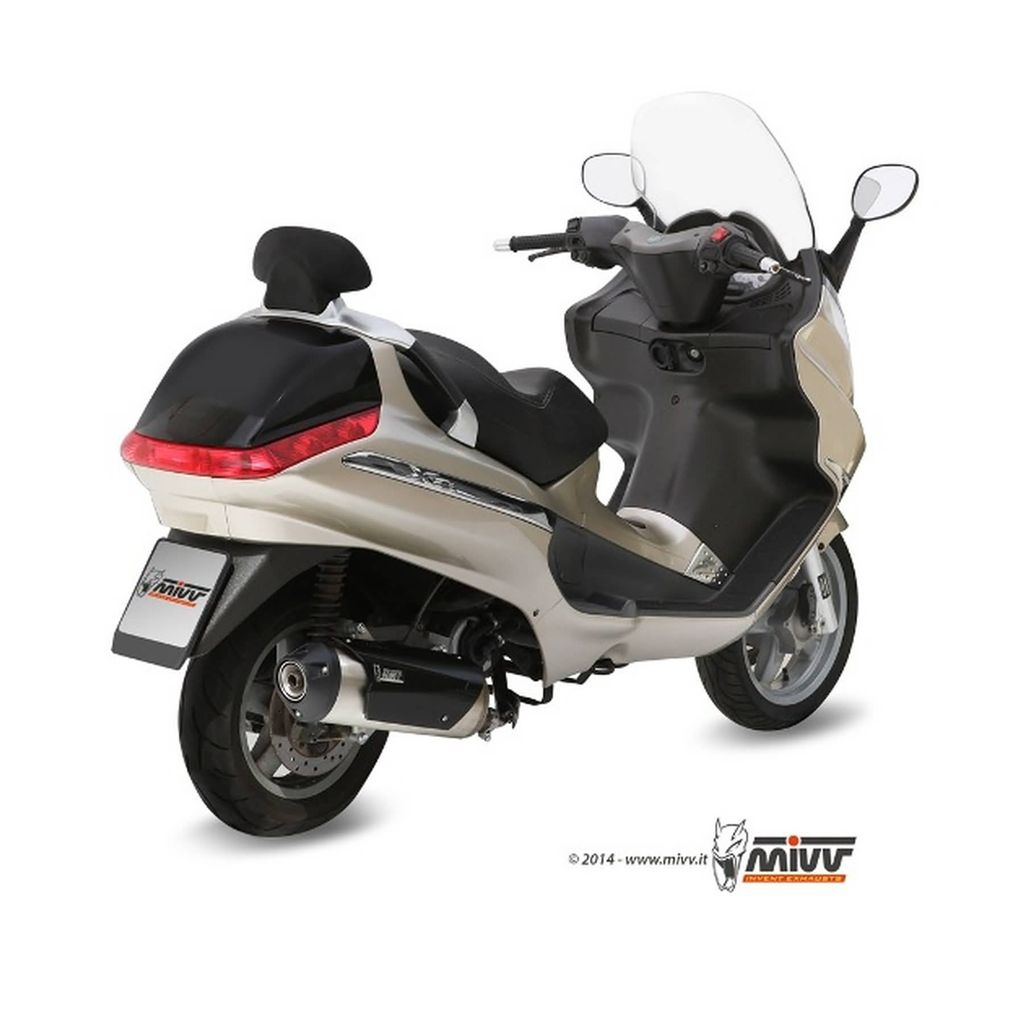 MIVV Urban Komplettauspuff aus Edelstahl für PIAGGIO x-evo 125