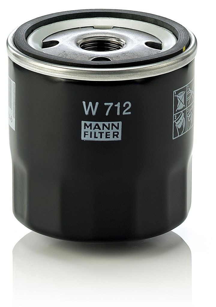 Filtr oleju MANN-FILTER W 712 Zdjęcie produktu 