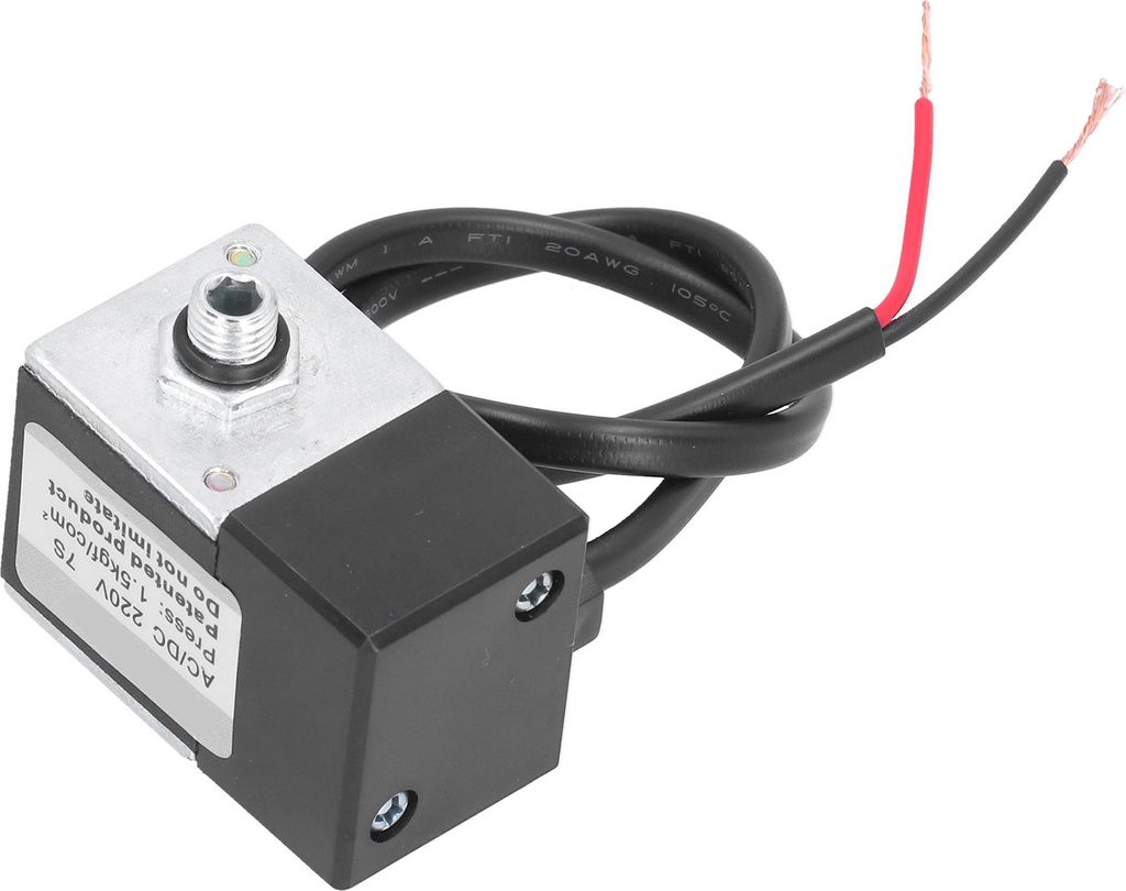 Verzögertes Magnetventil Elektrisch Messing Luftkompressor Pumpe Zubehör AC/DC 220V