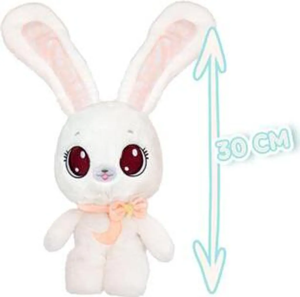 Peluche Lapin Peekapets Bunnys Pêche Blanche Jouet Éveil pour Bébé