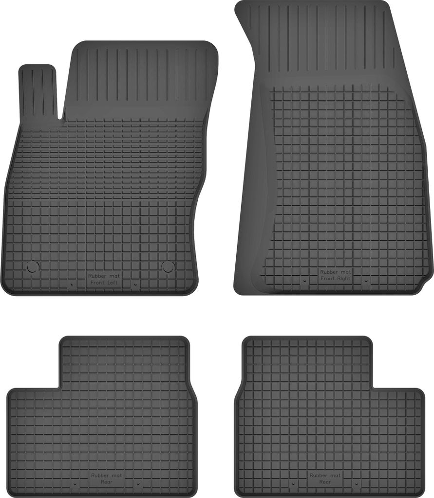 Gummifußmatten 4er Set, universell für: Kia xCeed Crossover (2019-)