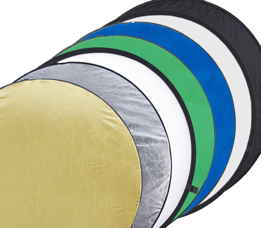 Falt-Reflektor - Diffusor 7 in 1 - 110cm Ø 40"