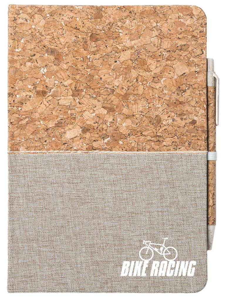 Huuraa Notizbuch A5 Bike Racing Fahrrad 80 Blatt inkl. Kugelschreiber Tagebuch Geschenkidee
