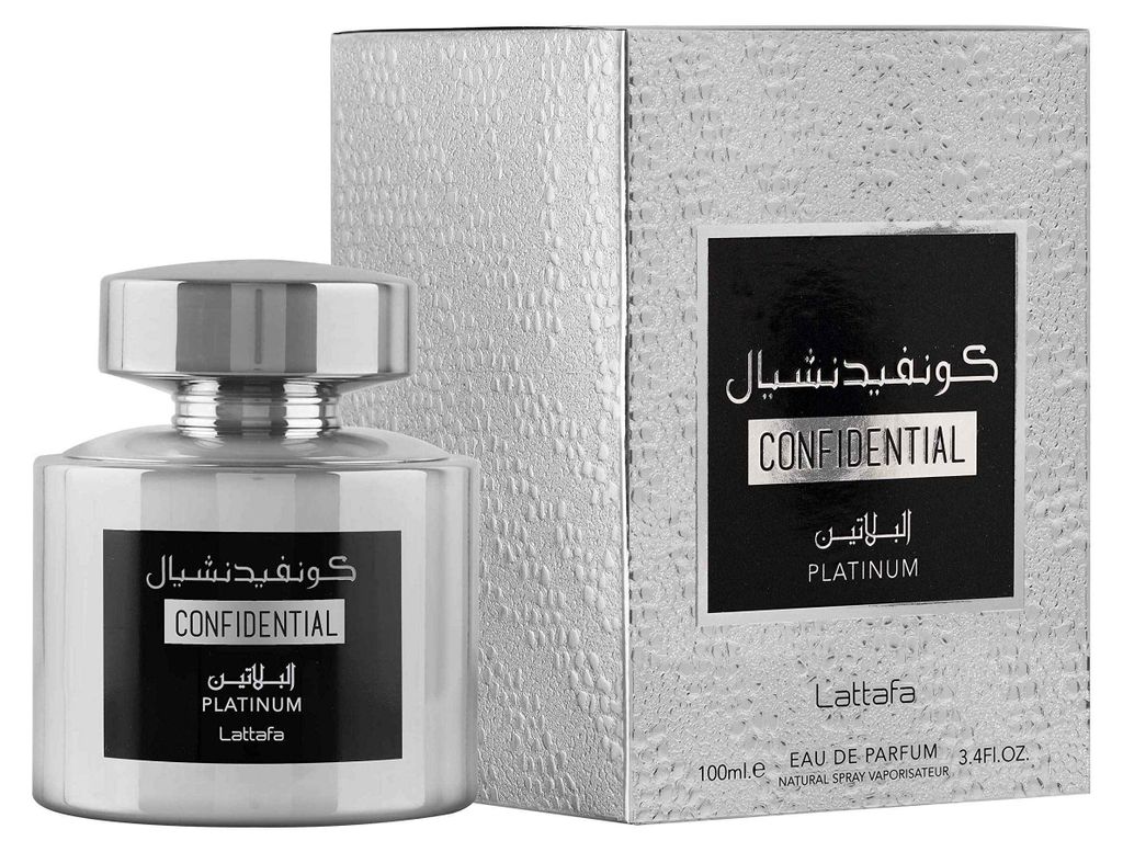 Lattafa Confidential Platinum Eau de Parfum unisex 100 ml Imagen del producto 