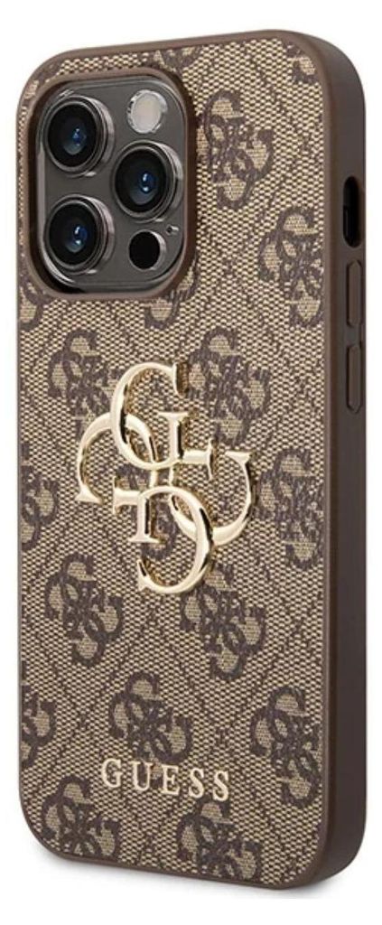 Guess, Schutzhülle 4G Big Apple iPhone 15 Pro Max, Braun Produktbild 