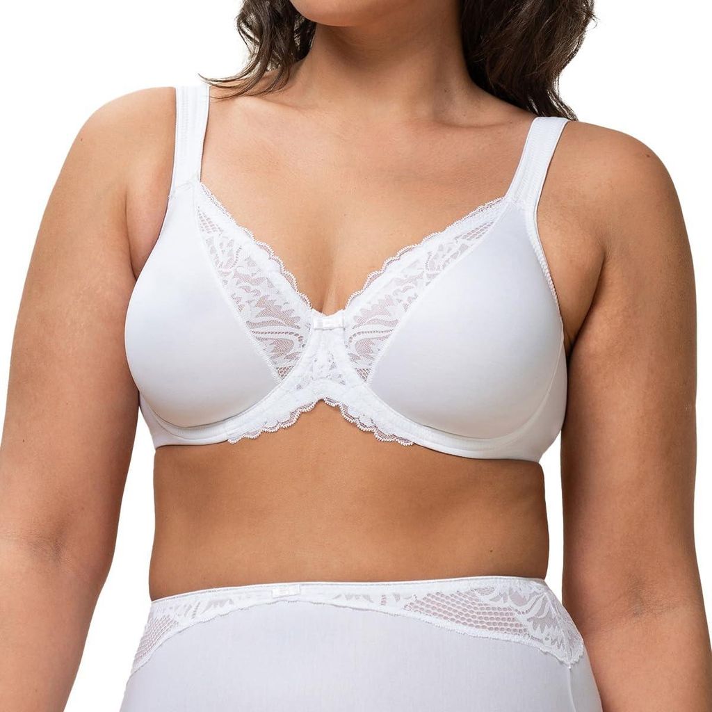 Triumph Modern Lace+Baumwolle, Weiß, Bügel, Einfarbig, Produktbild 