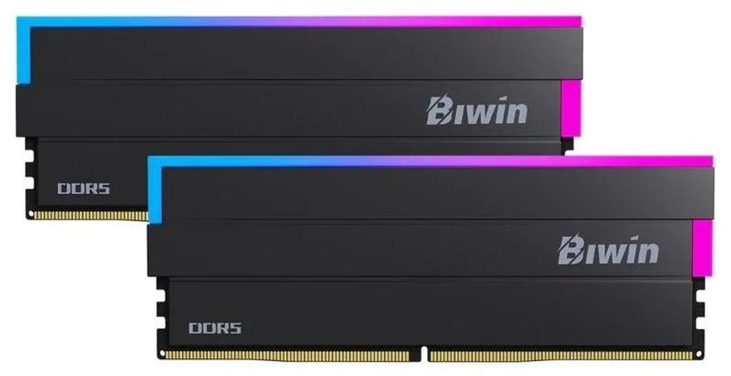 Biwin DW100 DDR5 6000 48GB CL28 (24*2) Black RGB Imagen del producto 