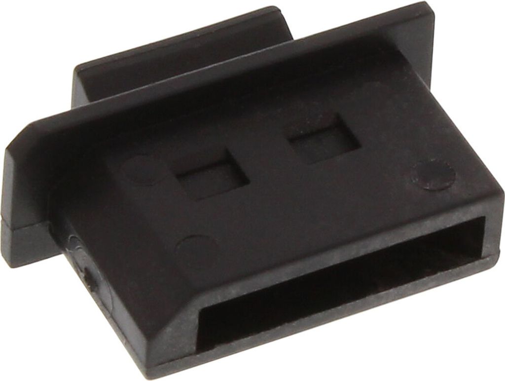 InLine Staubschutz, für DisplayPort Buchse schwarz 50er Produktbild 