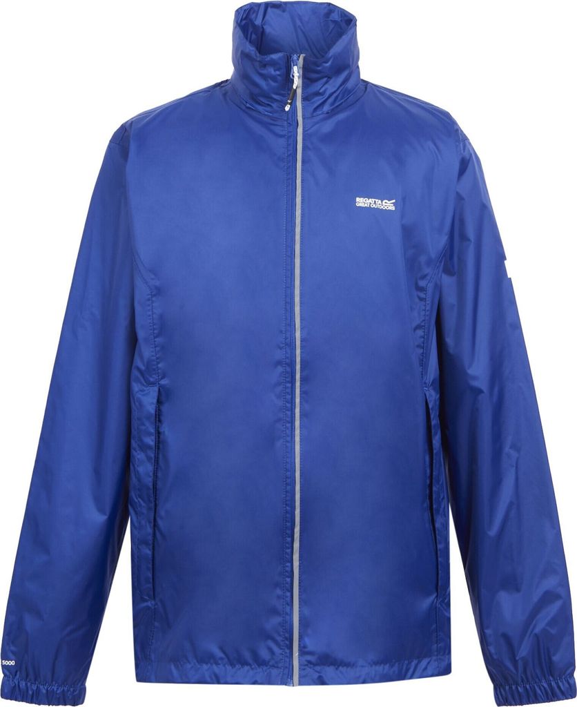 Regatta Herren Regenjacke Lyle IV, leicht, wasserfest RG3476 (S) (Königsblau/Persimmon)