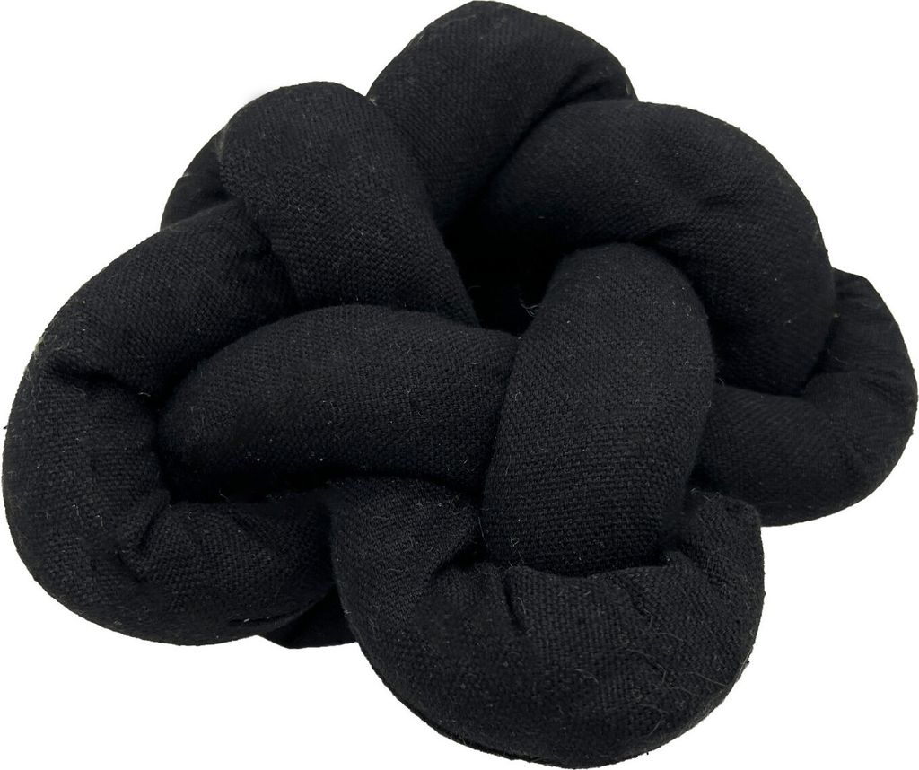 Aumüller Hundespielzeug Knotenball Canvas - Schwarz