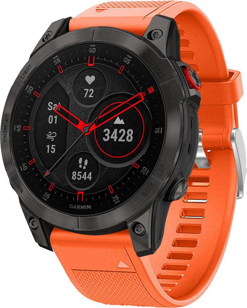 Strap-it Garmin Epix Gen 2 Silikonarmband (Orange)