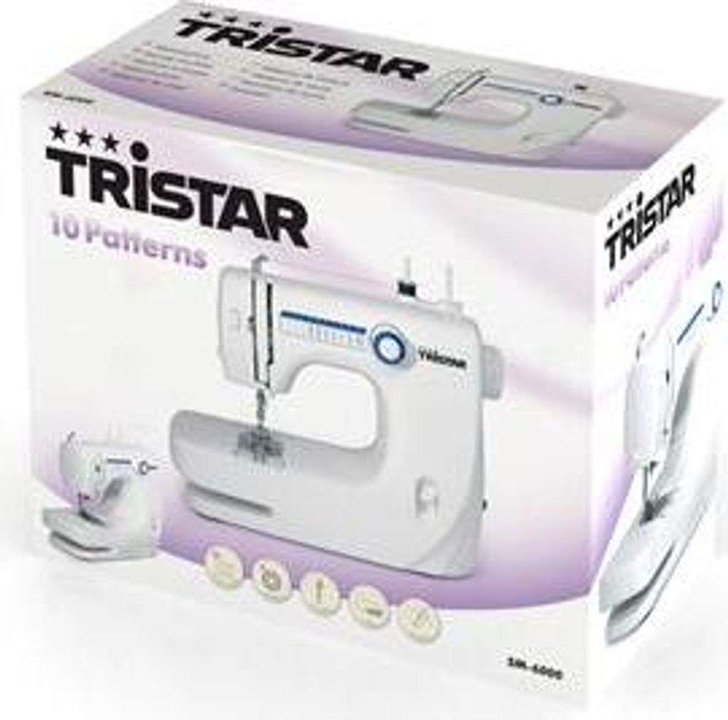 Tristar SM-6000, Biały, Automatyczna maszyna do szycia, Zdjęcie produktu 