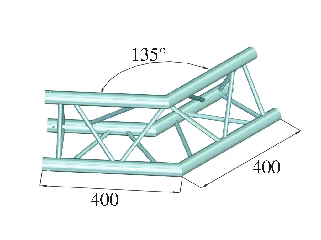 DECOLOCK DQ3-PAC23 Angle 2 Voies 135° : Solution pour Structure Courbe - 2