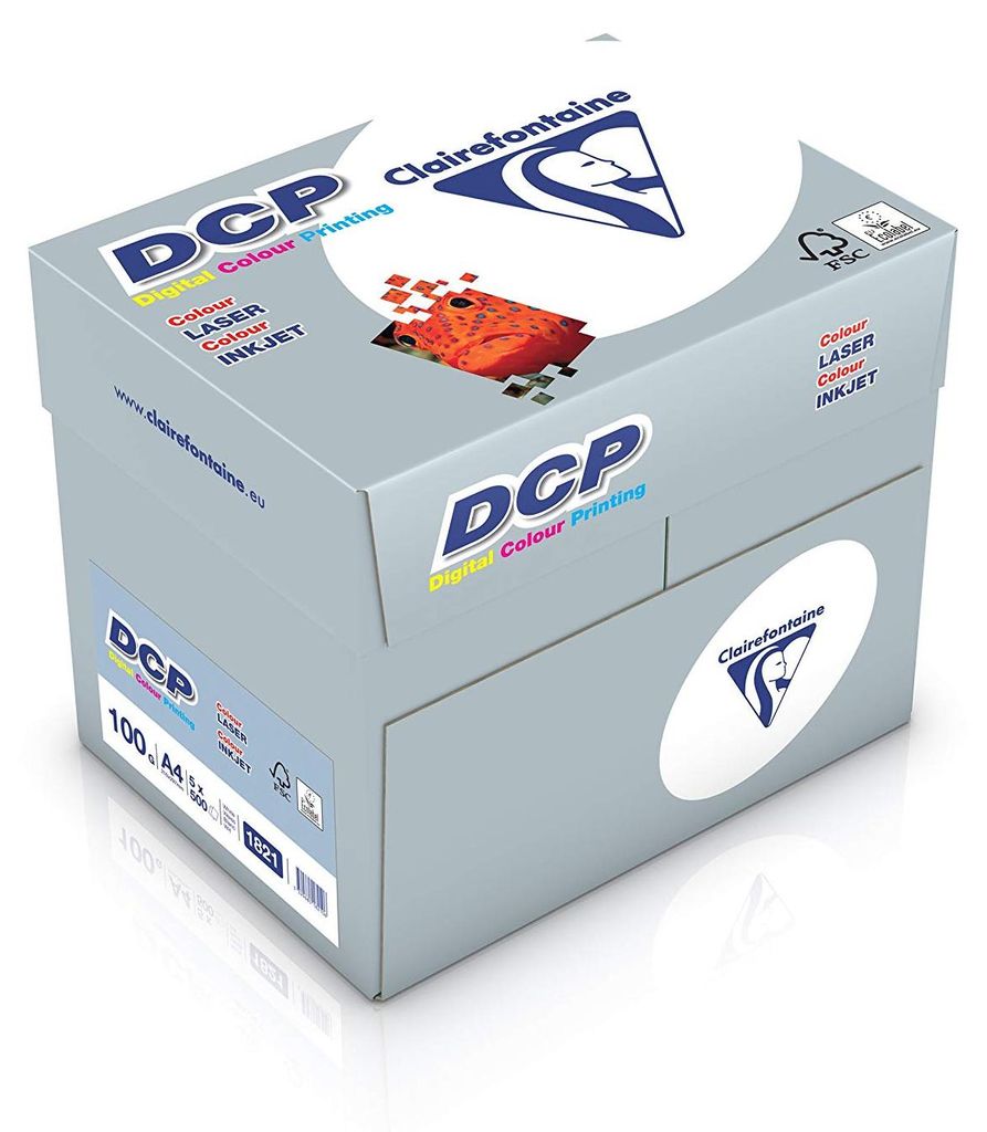 Clairefontaine Druckerpapier DCP in satiniertem Weiß / 5 x Produktbild 