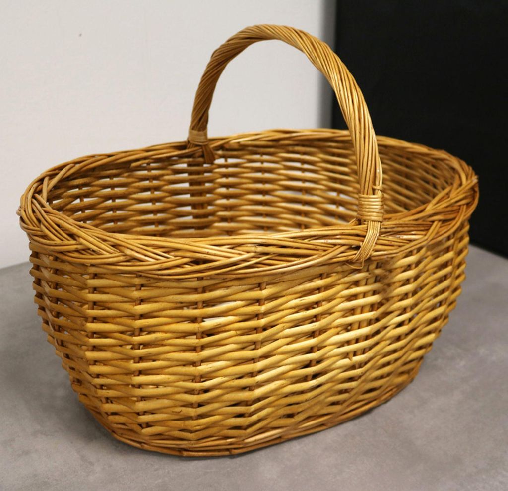 Panier d'achat en osier Panier de cadeau Panier de récolte Image du produit 