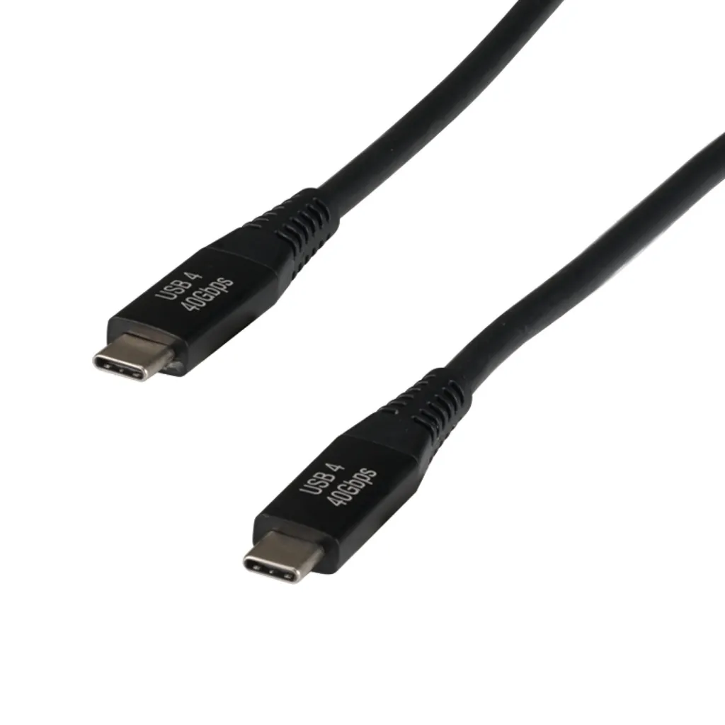 Câble USB4 40Gbit/s EFB avec Charge Rapide 100W et Vidéo 8K, USB-C 0.8m