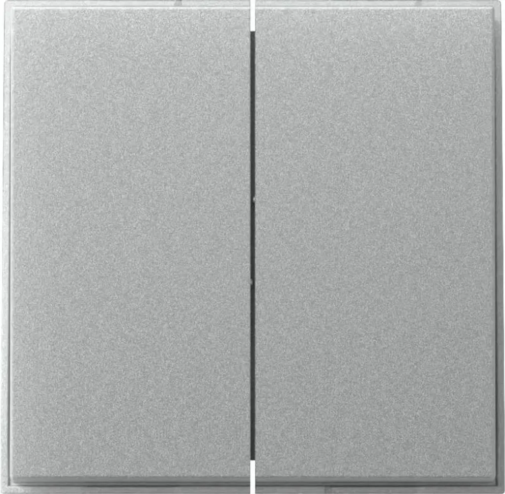 Commande d'Éclairage GIRA 349565 TX44 Alu pour Double Interrupteur Pro