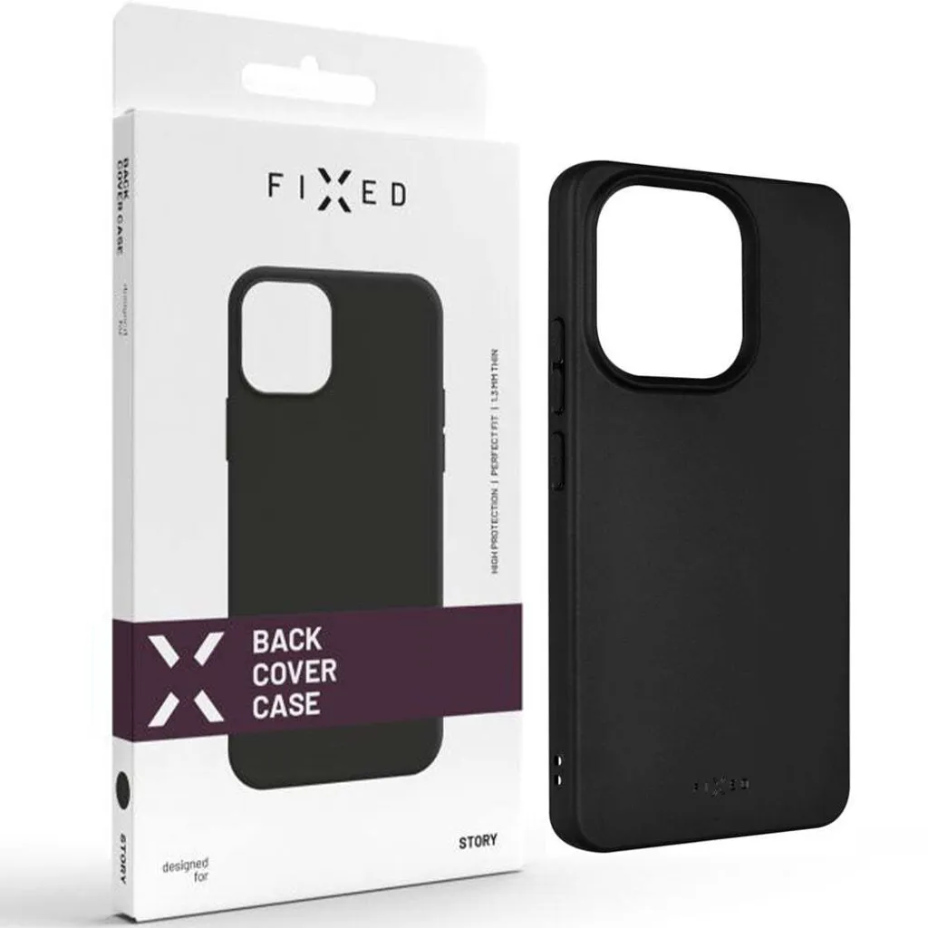 Coque Xiaomi Redmi Note 13 FIXED Story Silicone Soft Touch Noir - 4