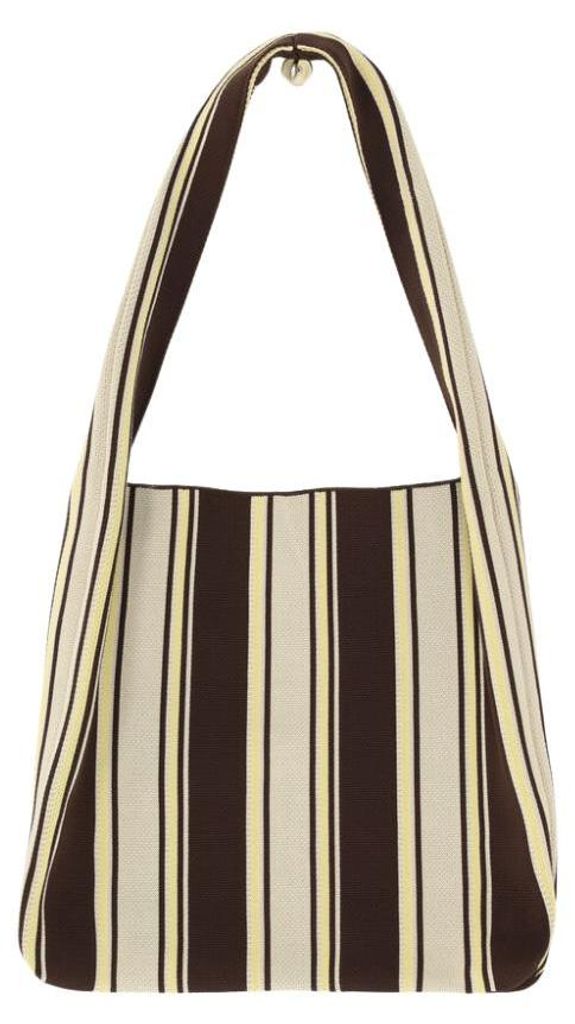 My Jewellery Shopper knitted stripe Brown .