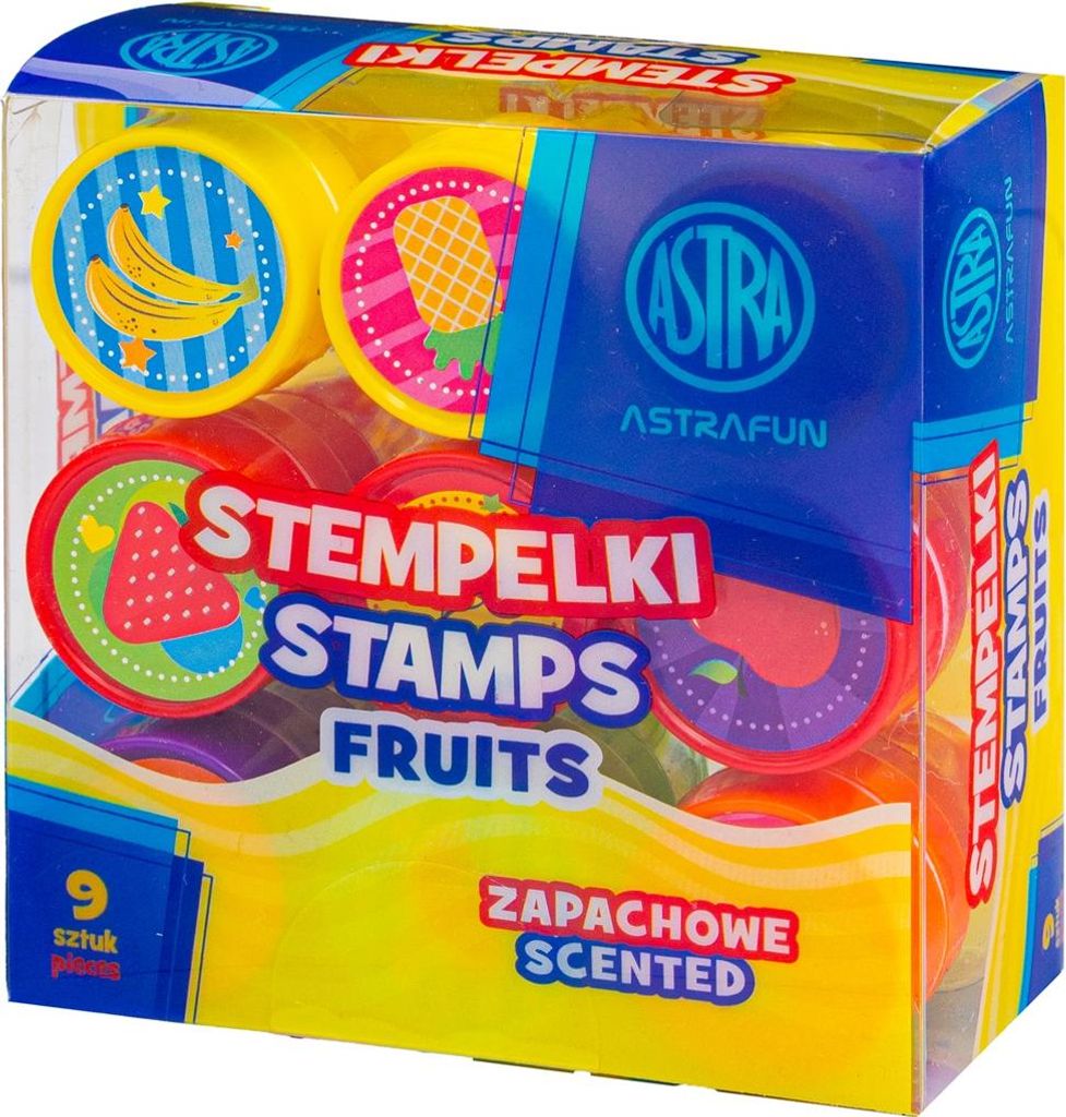 Deko-Briefmarken AstraFUN Fruits, 9 Stck, duftend, 334025013