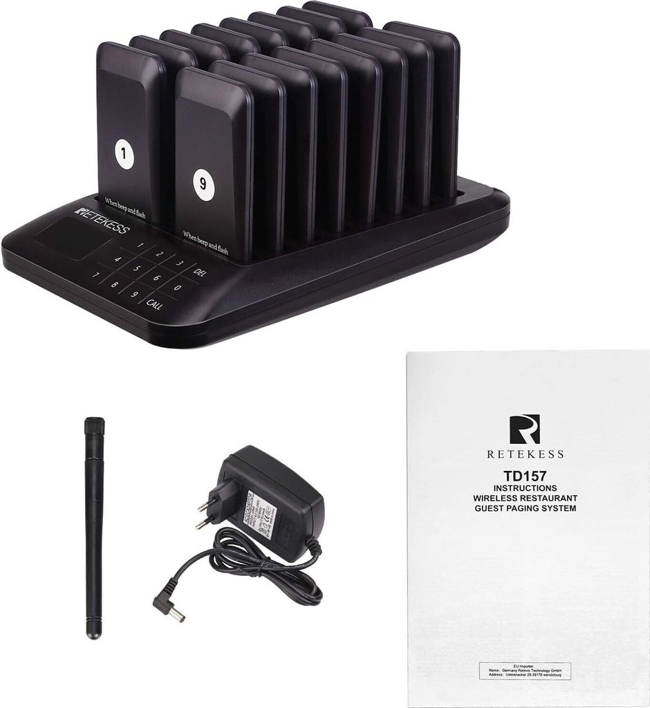 Retekess TD157 Pager System, 500M bezdrátový volací systém, Obrázek produktu 8
