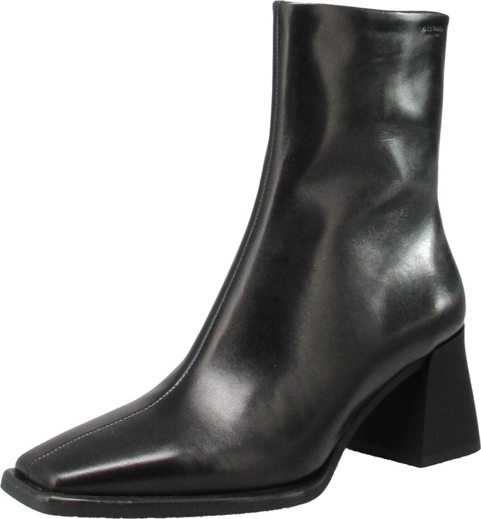 Vagabond Hedda Frauen Block Ferse Seite Reißverschluss Stiefel mit Quadrat Zehe Schwarz – undefined / Schwarz