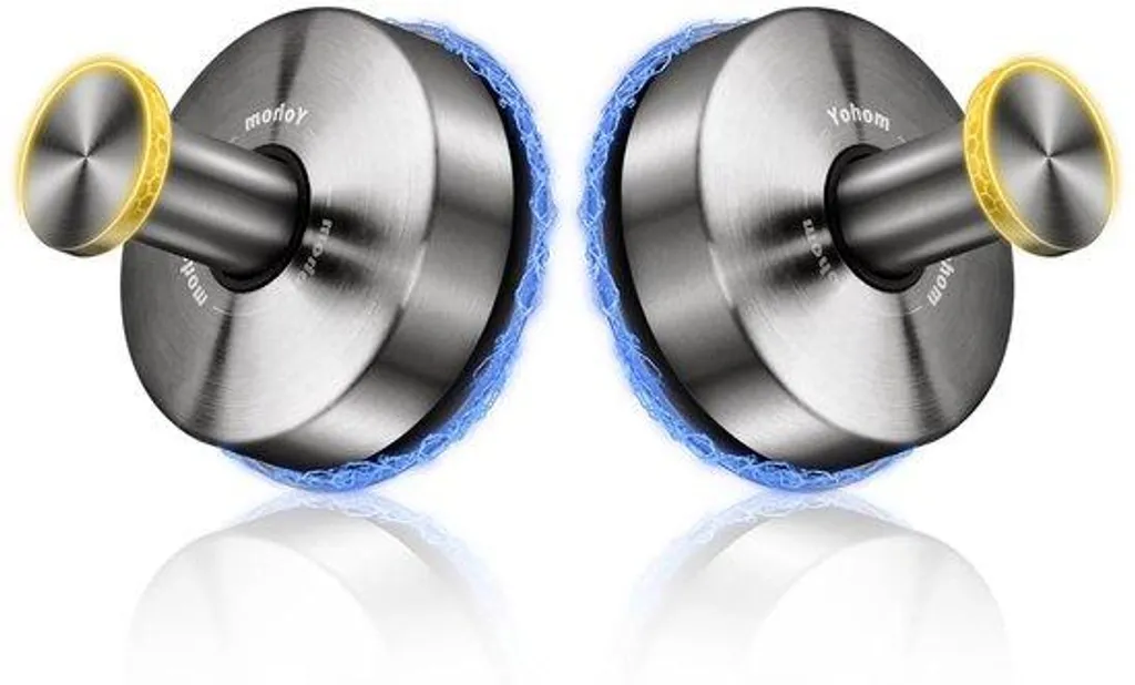 Porte-serviettes salle de bain en acier inoxydable brossé - Lot de 4
