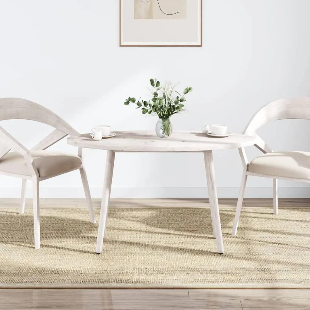 Piano per Tavolino Fai da Te Bianco SYFAX™ 90x45 Legno Massello