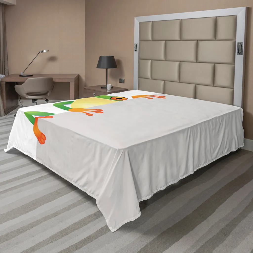 Lenzuolo Artistico Funky Frog Prince ABAKUHAUS 275x260 Verde