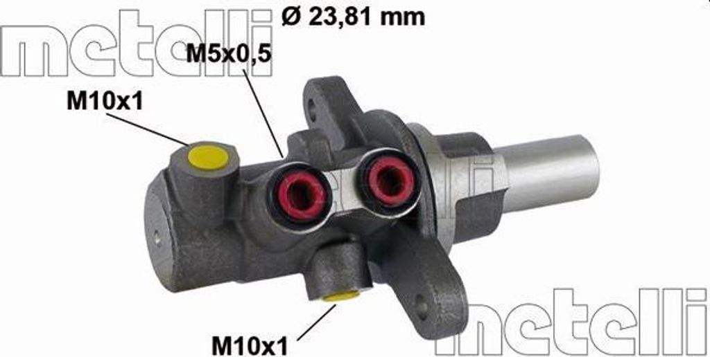 METELLI 05-0794 Hauptbremszylinder OE 46010JD81A kompatibel mit Qashqai