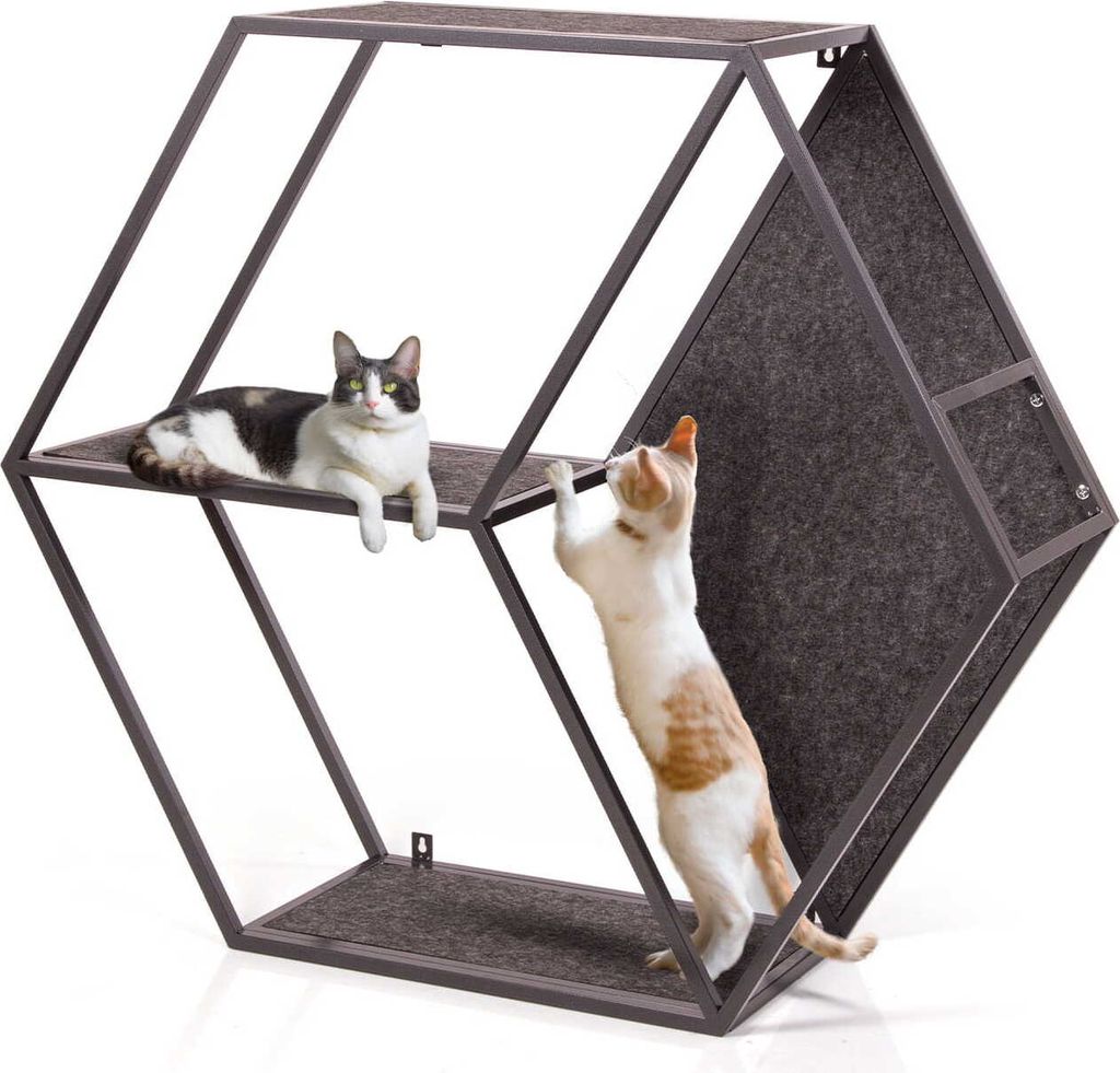 HexaCat | mobili per felini | scaffale da parete | parete Immagine del prodotto 
