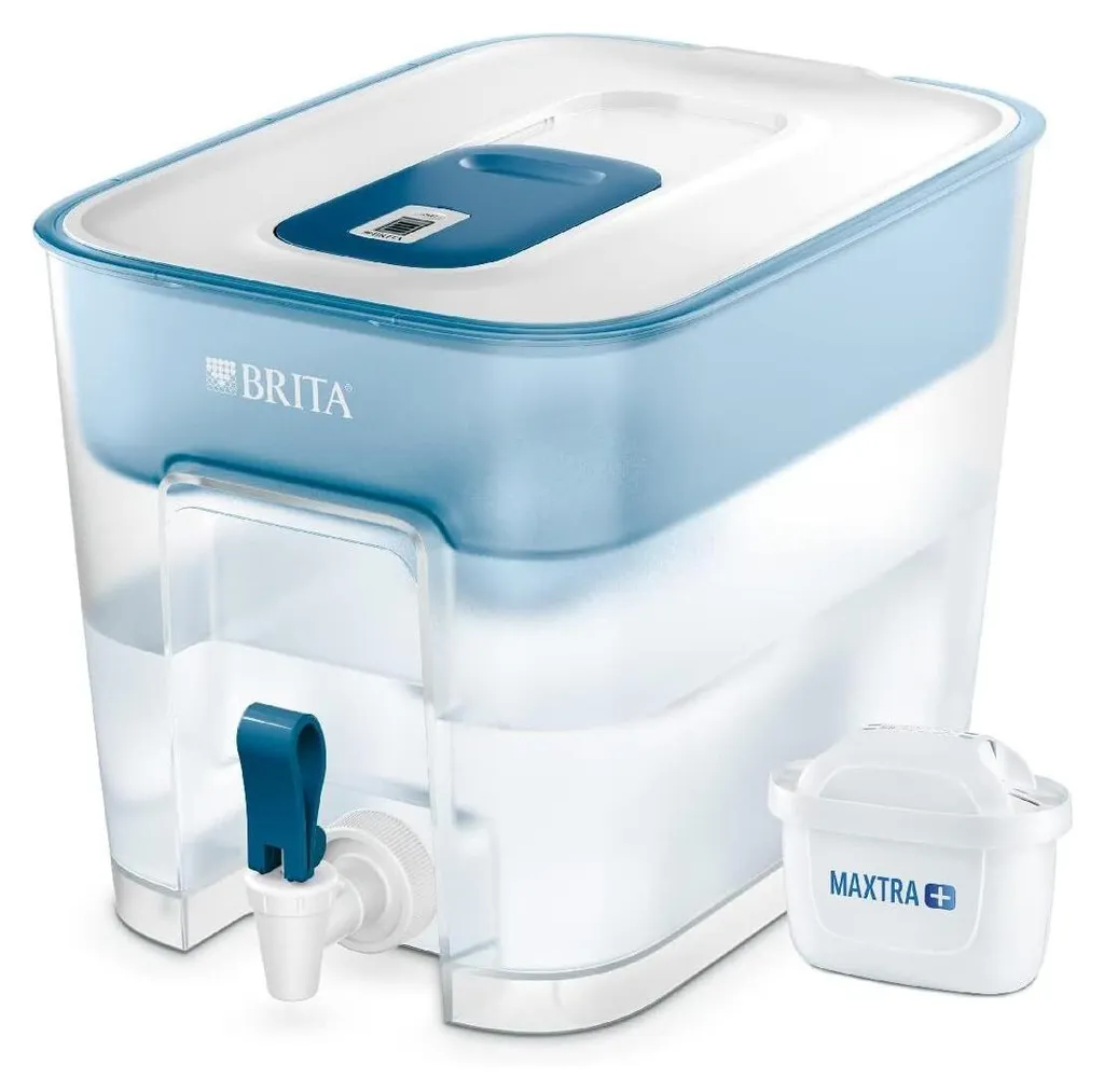 Brita Flow Dispenser 8.2L - Acqua Filtrata per Tutta la Famiglia