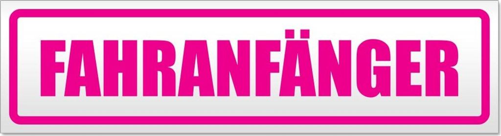 Fahranfänger Magnetschild Schild magnetisch