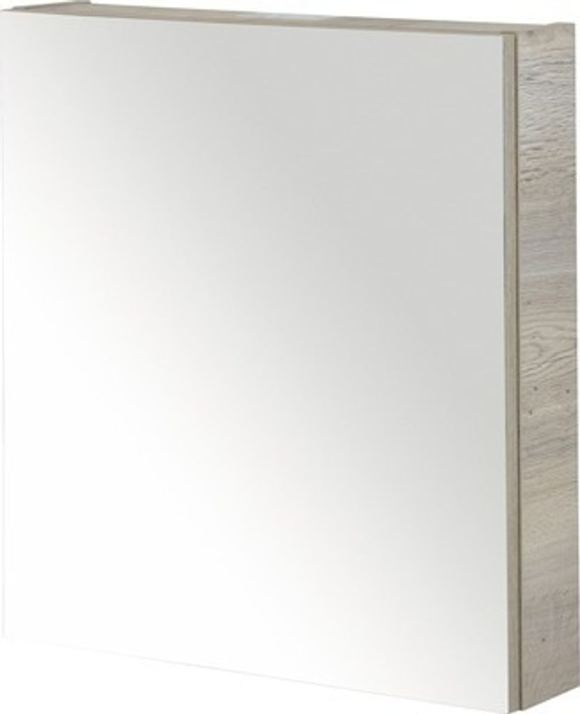 Spiegelschrank Sanox 60 x 13 x 65 cm eiche natur 1-türig