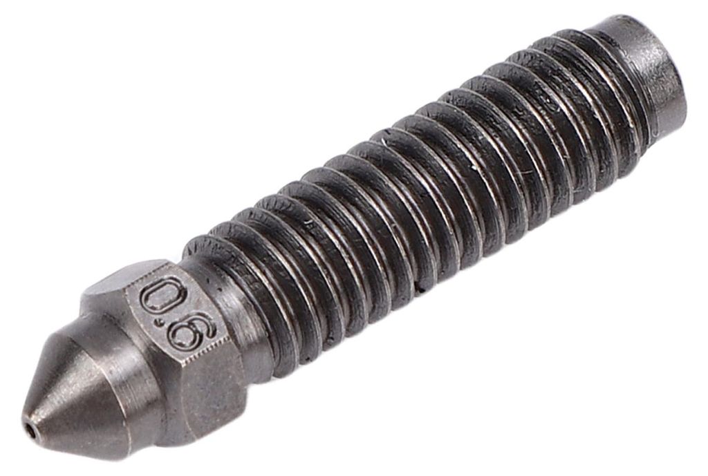 2 Stück 0,6 mm Ersatzdüsen für den Elegoo Centauri Carbon 3D-Drucker – Extruderdüsen aus gehärtetem Stahl, M6x25 mm