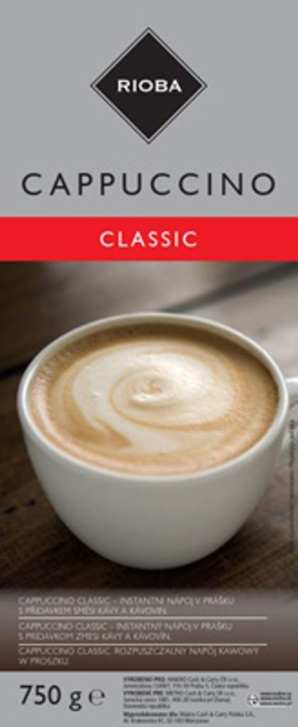 Cappuccino Klassisch 750g - Rioba Produktbild 