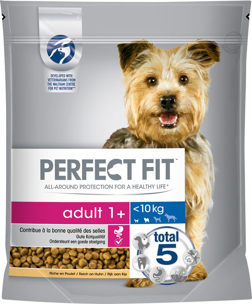 PERFECT FIT Hund Beutel Adult <10kg XS/S mit Huhn 1,4kg