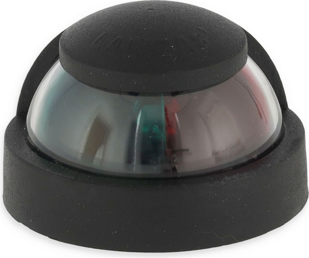 12 Volt LED Zweifarben - Positionslicht, Schwarzes Positionslicht, Zweifarbenlaterne seewasserbeständig, UV-beständige P