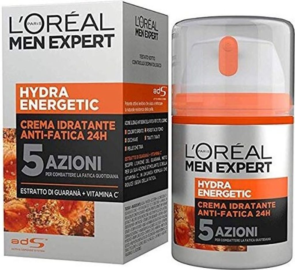 L'Oréal Paris Men Expert Feuchtigkeitscreme gegen Müdigkeit für Männer Revitalisierte Haut