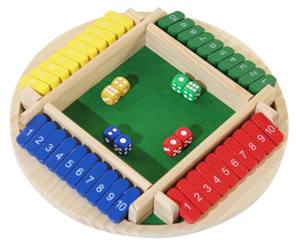 Omgoods – Klassisches Holzspiel "Shut the Box" für 6 Produktbild 