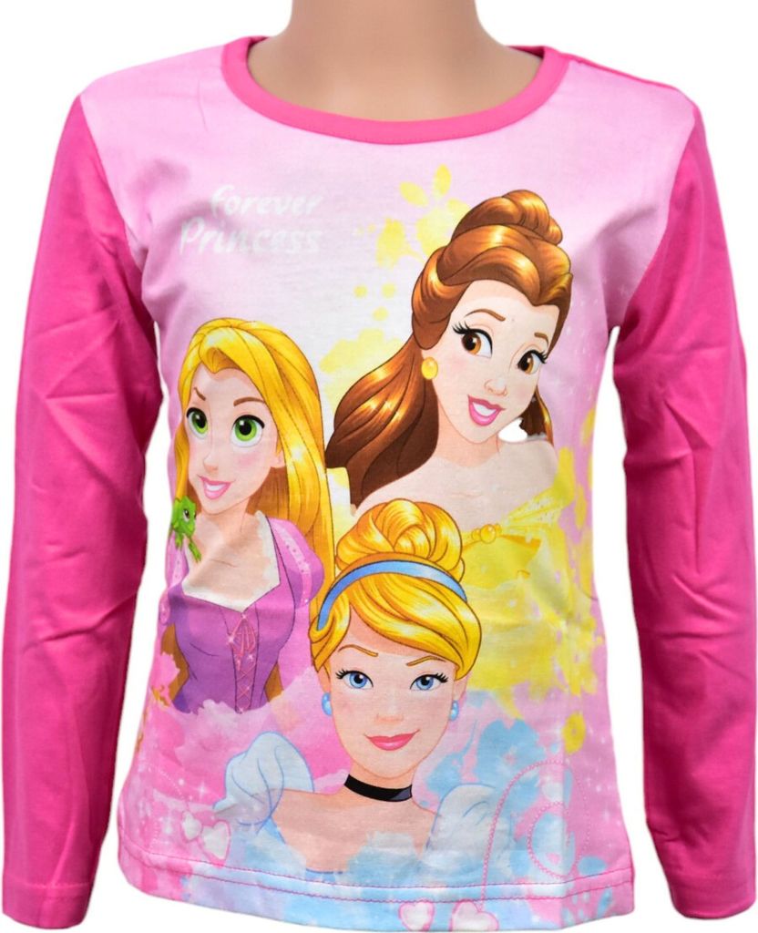 Langarmshirt Disney Princess Pink 92 cm