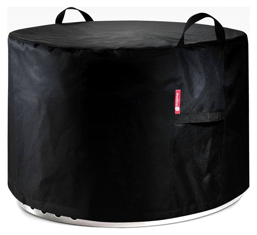 Feuerschalenabdeckung für Solo-Herd, 68,6 cm, wasserdichtes 600D-Gewebe, Lüftungsschlitze, UV-beständig, reißfest, passend für 58,4–71,1 cm ...