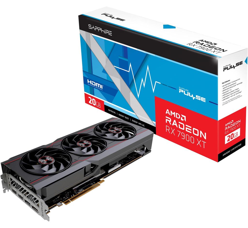 Sapphire PULSE Radeon RX 7900 XT AMD 20 GB GDDR6 Image du produit 