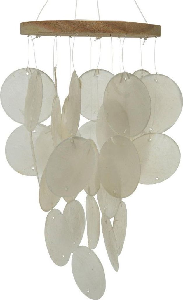 Windspiel Capiz Muscheln 15x24cm für innen oder außen Produktbild 