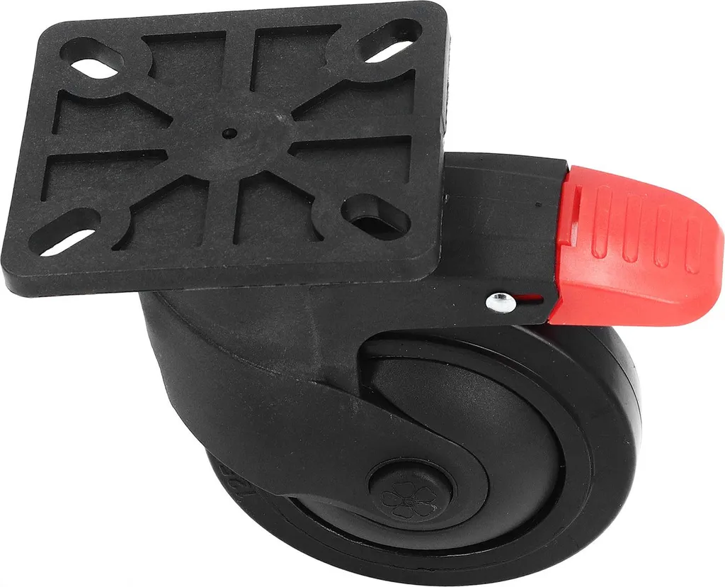 Roue pivotante silencieuse en caoutchouc de 125mm pour chariot et bac